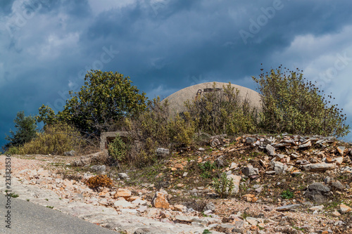 Fotografie, Obraz Close-up of one of the countless military bunkers in the southern Albania
