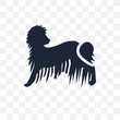 Komondor dog transparent icon. Komondor dog symbol design from Dogs collection.