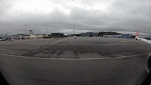Time Lapse Footage Of A Norwegian Plane Taxiing At Bergen Airport Flesland