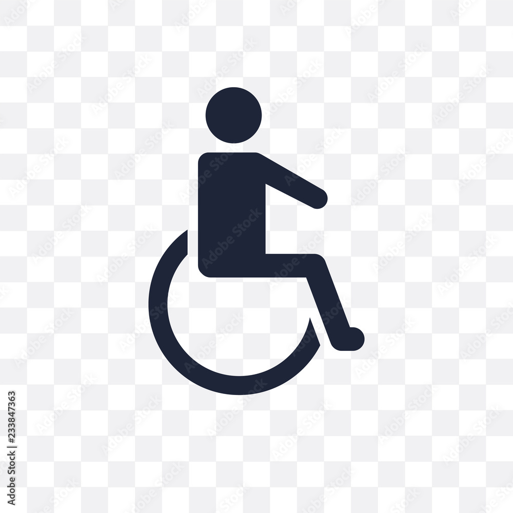 Disability transparent icon. Disability symbol design from Political ...