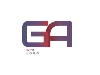 GA Initial Logo for your startup venture