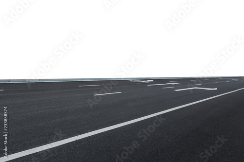 Cuadros en Lienzo material of highway in white background