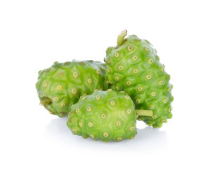 Noni isolated on white background