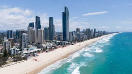 Surfers paradise aerial landscape