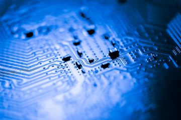 Abstract,close up of Mainboard Electronic computer background. (logic board,cpu motherboard,Main board,system board,mobo)