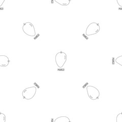 Poster - Mango pattern seamless vector repeat geometric for any web design