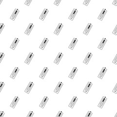 Poster - big thermometer pattern seamless vector repeat geometric for any web design