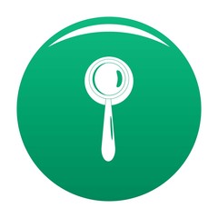 Poster - Judgement icon. Simple illustration of judgement vector icon for any design green