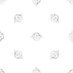 Poster - around the earth pattern seamless vector repeat geometric for any web design