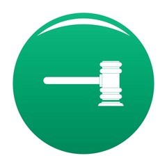 Poster - Legislation icon. Simple illustration of legislation vector icon for any design green