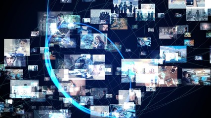 Poster - Social network concept.
