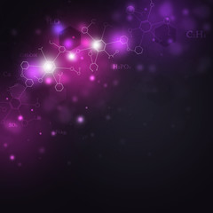 Wall Mural - abstract science background