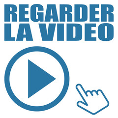 Poster - Logo regarder la vidéo.