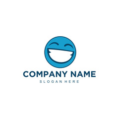 Poster - Simple and Minimalist smile Logo Design vector