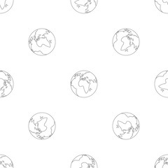 Poster - our planet pattern seamless vector repeat geometric for any web design