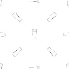 Wall Mural - Glass of beverage pattern seamless vector repeat geometric for any web design