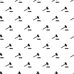 Poster - Legal gavel pattern seamless vector repeat geometric for any web design