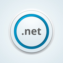 net domain name button illustration