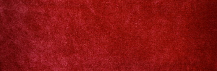 banner.velvet texture background red color. christmas festive baskground. expensive luxury, fabric, 