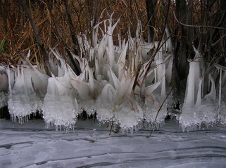 ice on the river