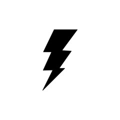Wall Mural - lightning electric energy icon