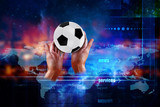 Fototapeta Sport - global sports wireless internet