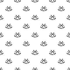 Poster - Rafting team pattern seamless vector repeat geometric for any web design