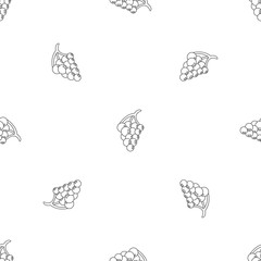 Poster - Bunch grape pattern seamless vector repeat geometric for any web design
