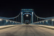 Drehbrücke in Wilhelmshaven bei Nacht