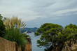 Scenic views of Cala de Sant Francesc, Blanes Bay coastline, Costa Brava, Spain, Catalonia