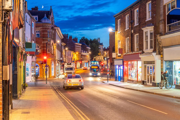 Wall Mural - York cityscape England Sunset