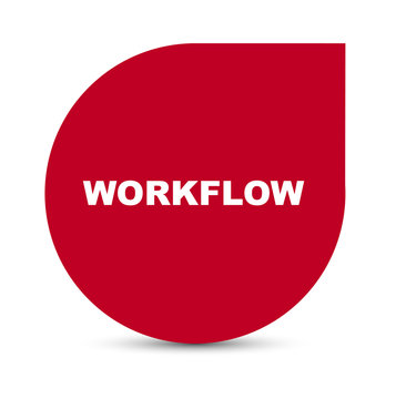 red vector banner workflow