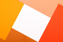 Colored Paper Texture Minimalism Background. Geometric Shapes And Lines