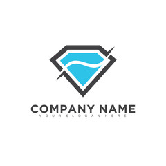 Aufkleber - Simple minimalistic modern professional logo design of technology vector EPS illustrator template