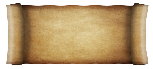 Wall Mural - aged paper scroll 2
