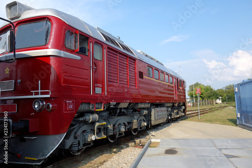 Obraz Dibond Lokomotywa, ciągnik wagonowy