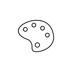 Aufkleber - art gallery sign icon. Element of navigation sign icon. Thin line icon for website design and development, app development. Premium icon