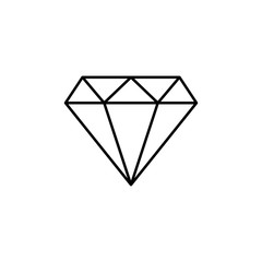 Aufkleber - jewelry store sign icon. Element of navigation sign icon. Thin line icon for website design and development, app development. Premium icon