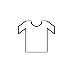 Poster - clothing store sign icon. Element of navigation sign icon. Thin line icon for website design and development, app development. Premium icon