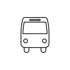 Aufkleber - bus station sign icon. Element of navigation sign icon. Thin line icon for website design and development, app development. Premium icon