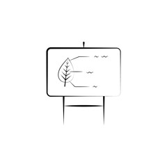 Poster - Biology, board icon. Element of biology icon for mobile concept and web apps. Hand drawn Biology, board icon can be used for web and mobile