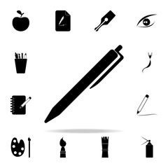 Poster - a pen icon. Art and painting icons universal set for web and mobile