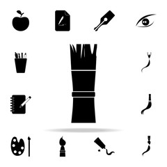 Poster - brush icon. Art and painting icons universal set for web and mobile