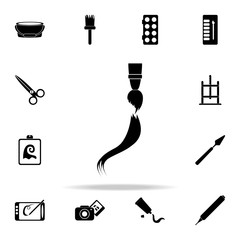 Poster - brush and line icon. Art and painting icons universal set for web and mobile
