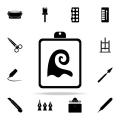 Poster - drawing on paper icon. Art and painting icons universal set for web and mobile