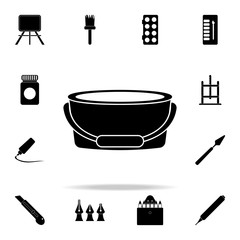 Poster - a tin of paint icon. Art and painting icons universal set for web and mobile