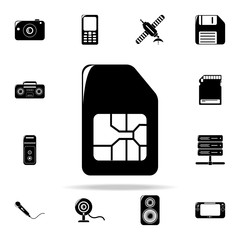 Aufkleber - SIM card icon. Technology icons universal set for web and mobile