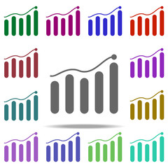 Poster - schedule icon. Elements of University life in multi color style icons. Simple icon for websites, web design, mobile app, info graphics