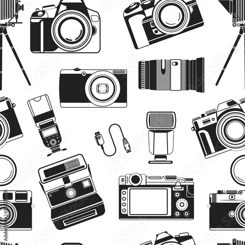 aparat-fotograficzny-przenosny-sprzet-starego-stylu-urzadzenia-dla-fotografow-wektor-wzor