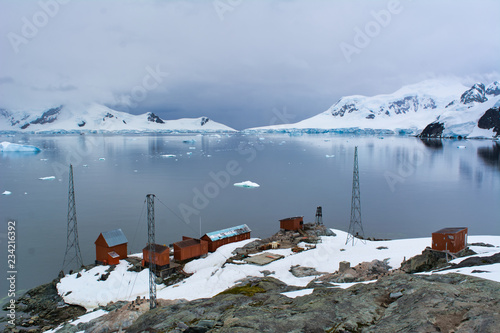 Plakat Antarktyczna baza naukowa Argentyny